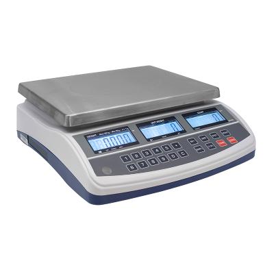 Tællevægt 30 kg x 10 g (e = 10 g) med 230x300 mm vejeplade og Li-Ion batteripakke